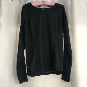 Nike dri-fit black long sleeve WITH THUMB HOLES